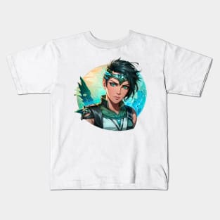 Vivien on the Hunt - Skalla Planeswalker Kids T-Shirt